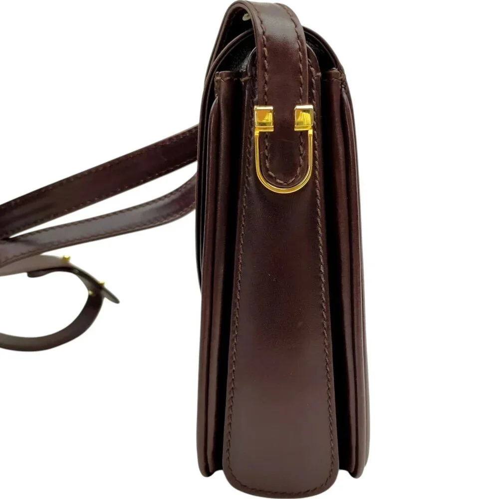 744166BV (L1) Bally Crossbody Bag Brown Leather - Picture 2 of 9